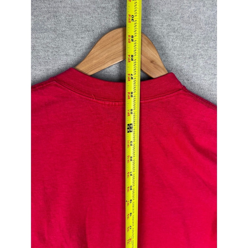 Vintage Signal Maryland T Shirt Red Youth Medium 10-12 Single Stitch 50/50 Tee - Picture 4 of 6